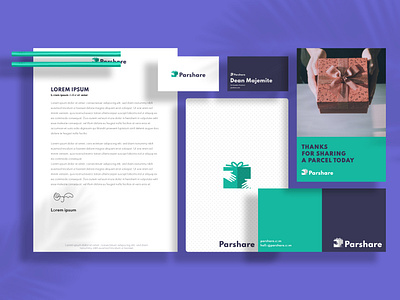 Parshare Brand identity design