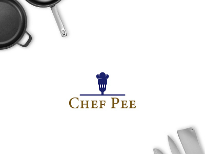 Logo Design for Chef Pee adobe branding flat icon illustrator cc logo