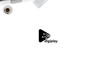 Digiplay adobe branding creative design flat icon illustration illustrator cc logo minimal