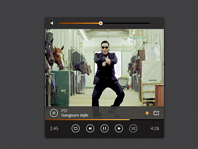 Music Player clip gangnam style music player player video