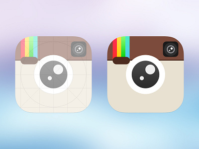 Instagram ios 7 flat icon icon instagram ios7