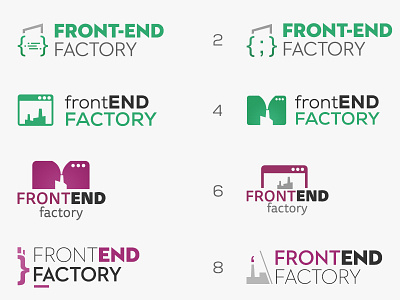 Front End Factory Logo Concepts