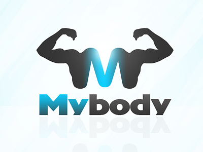 My Body logo bodybuilding logo mybody