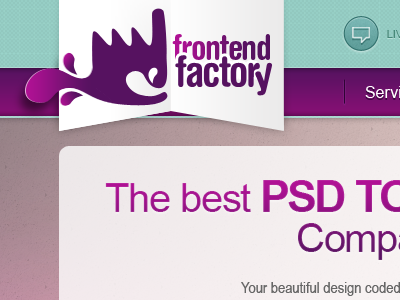 Front End Factory css factory front end html web design website