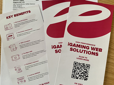 iGaming Brochure for conference affiliate affiliate marketing casino casino design casino games igaming web design web development.