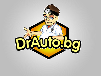 Doctor Auto auto auto parts doctor illustration logo logotype