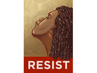 Resist blackartist digitalart illustration