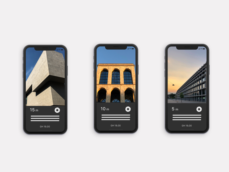 Milano Mesh photography ui app
