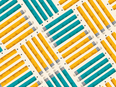 Pencil pattern color design illustration pattern pencils texture