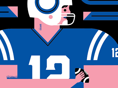 Poster WIP aiga andrew luck colts football helmet indianapolis jersey man nfl poster sports