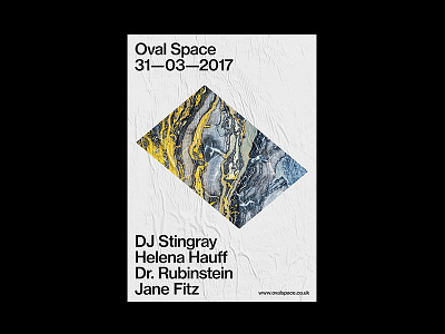 Oval Space Poster Design