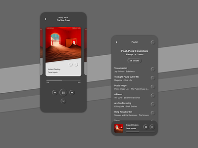 Music Player App dailyui design mobile ui music app ui