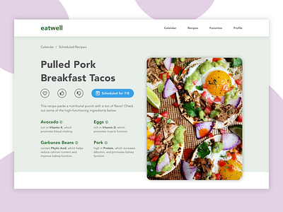 eatwell, an AI-powered recipe suggestion service