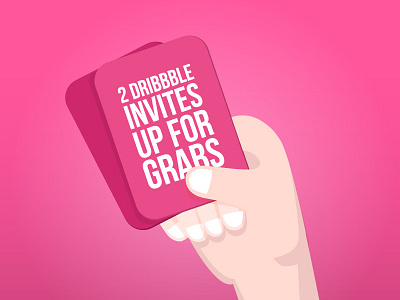 2 invites design dribbble invite kilogggram