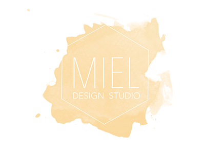 Redesign of logo for Miel Design Studio branding logo studio