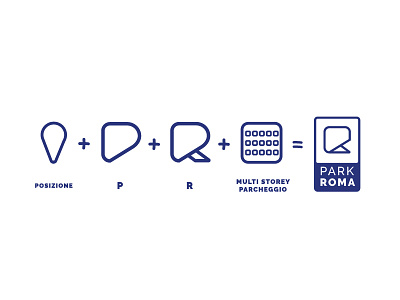 Park Roma Logo Design combination design freelance graphic design icon symbol