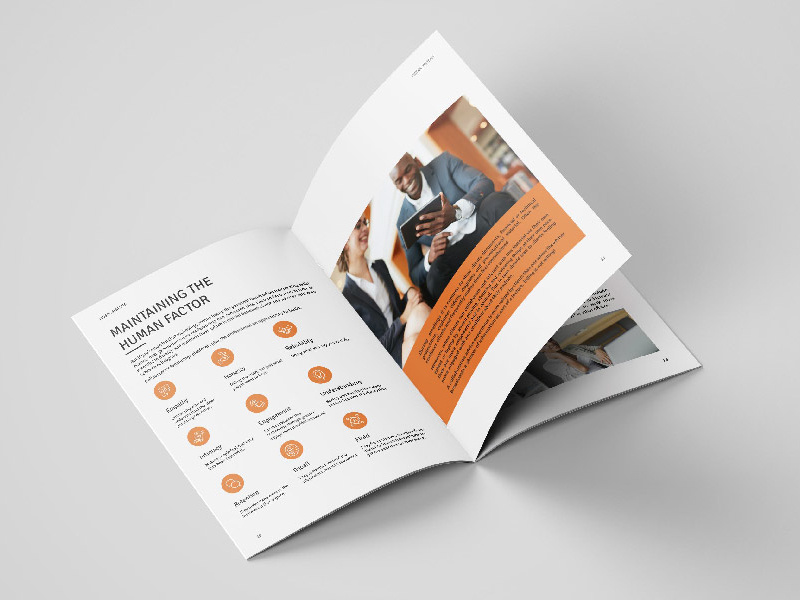 Finsol Systems Brochure symbol business layout corporate brochure print design graphic design
