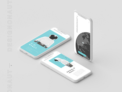 Designonaut. Mobile design design agency graphic design minimal mobile ui ux web