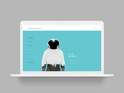 Designonaut. Contact page design graphic design minimal travel ui ux web design