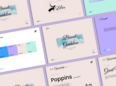 Liber - Brand Guideline branding design graphic design logo typography