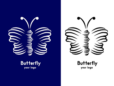 Abstract Butterfly logo. Vector illustration. For sale butterfly isolated logo silhouette vector