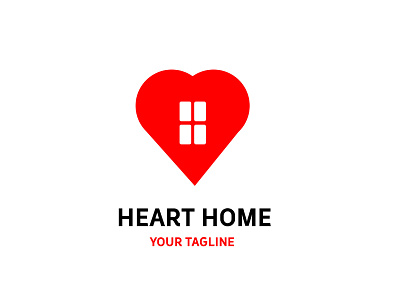 Heart home logo