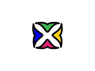 X abstract logo