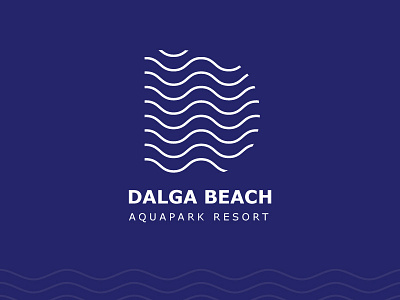 Dalga Beach logo abstract abstract line aquapark beach business creative d logo dalga dalgha idendity illustration line logo logo identity ui vector wave waveform waves wavy