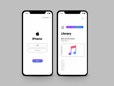 Iphone music app app app animation app branding apple branding ios music search ui ux