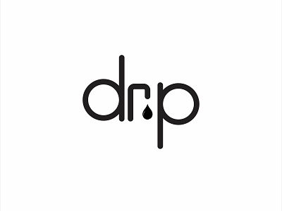 Drip /exprimental work abstract creative drip drop logo work