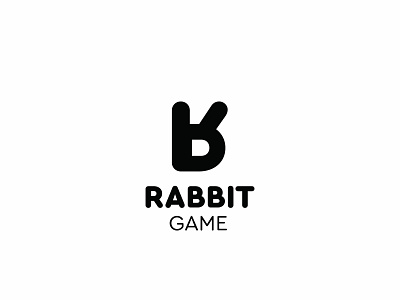 Rabbit game logo animal animation game game animation r r letter rabbit rabbit logo rabbits vector