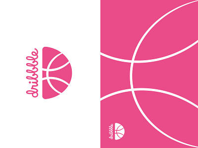 Dribble new concept logo abstract animation basketball branding concept creative d design digital drawing dribbble dribbble logo illustration logo new typography ui ux