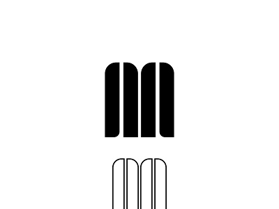 M logo