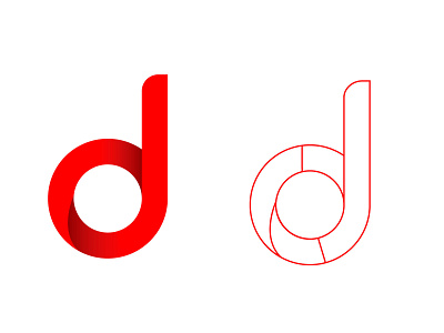 d exprimental work animation branding d design drawing dsymbol exprimental goldenratio gradient icon illustration letterd letterdrop line symbold typography vector work