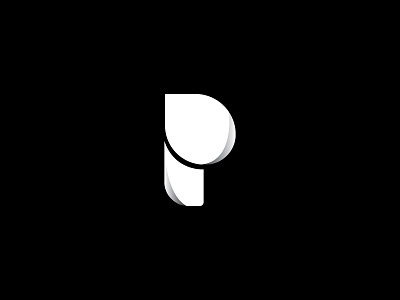 P letter creative p p letter p logo poster