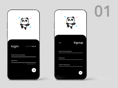 Login Screen - Daily UI design graphicdesign