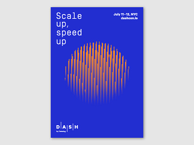 Dash Poster Series-Blue