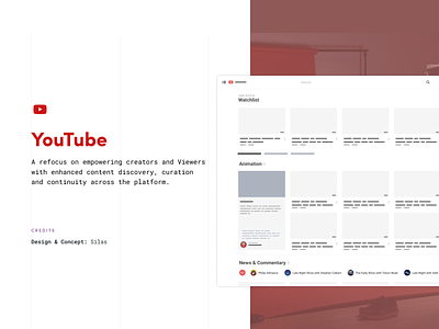 YouTube UX Audit & Redesign audit concept research ux video youtube