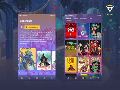 VRV Mobile App Concept Preview app crunchyroll ux video vrv