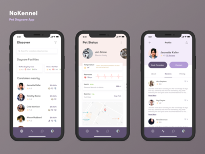 NoKennel - Pet Daycare App app booking cat daycare dog monitor nanny pet