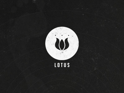 Lotus clean flower logo lotus minimal photography