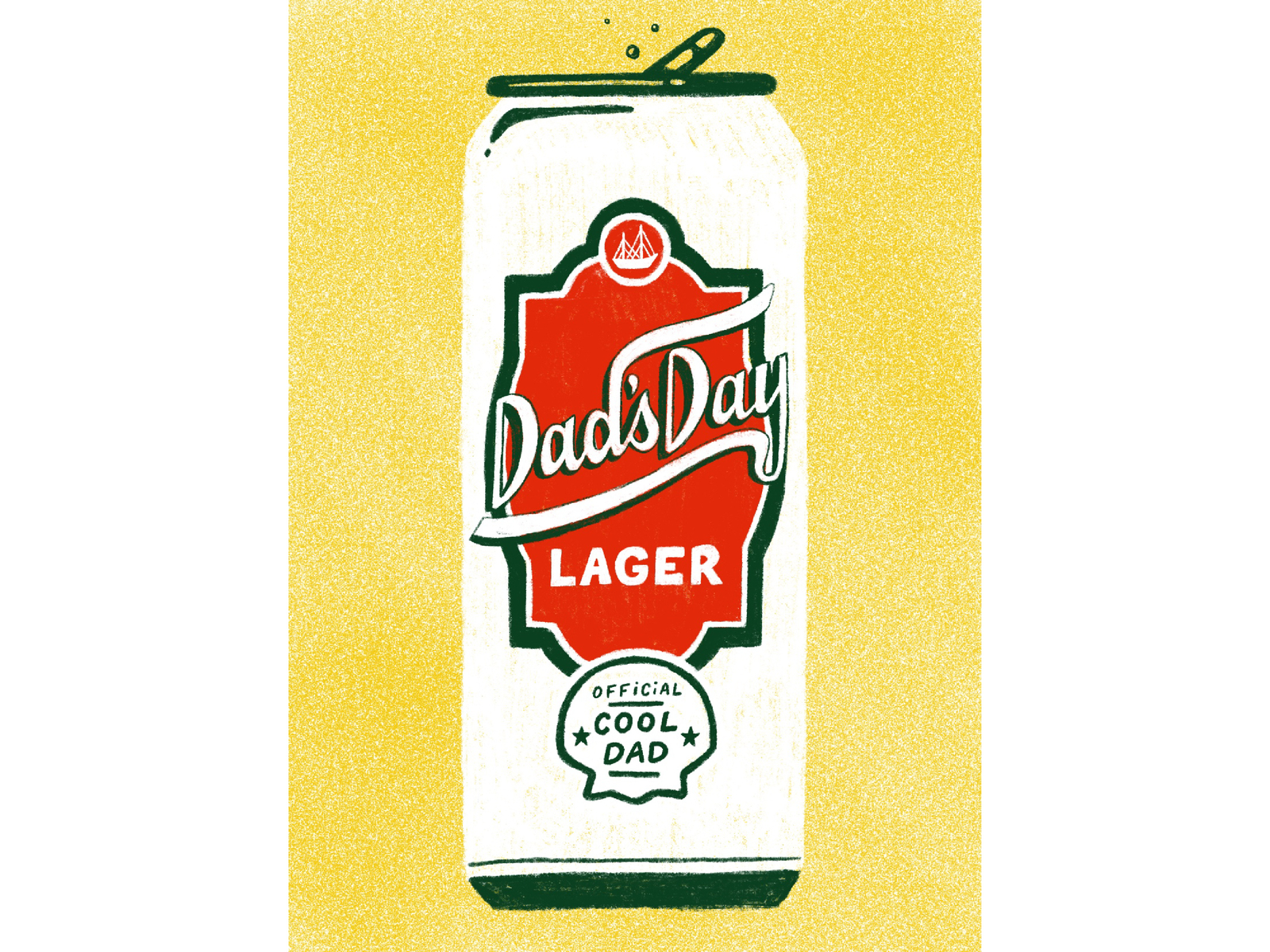 Dad's Day Lager by Julia Emiliani on Dribbble