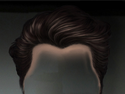 Hair Paint Close Up