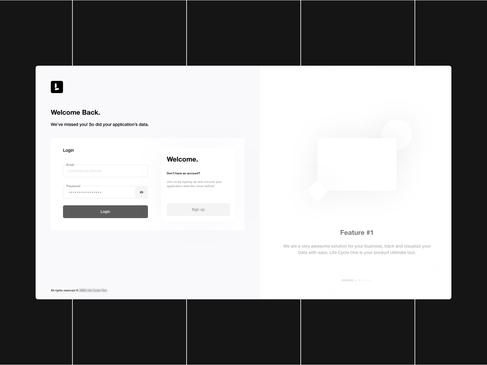 Dribbble - LC — Login.png by Brahim Romdhane