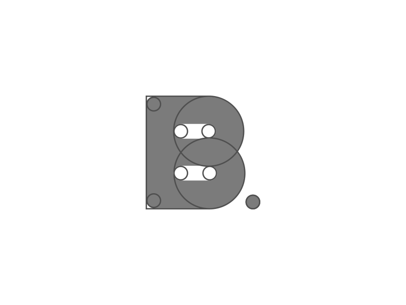 Having some fun with my Personal Logo typography illustration vector logo