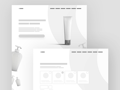 Cosmetic Quiz Based Website Wireframing