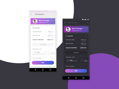 Payment Screen design