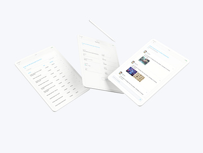 Tablet app app design ipadpro mobile ui ui ux