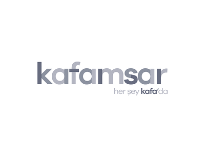 Kafamsar Logo design 3d agency animation app branding design graphic design icon illustration logo motion graphics typography ui ux vector