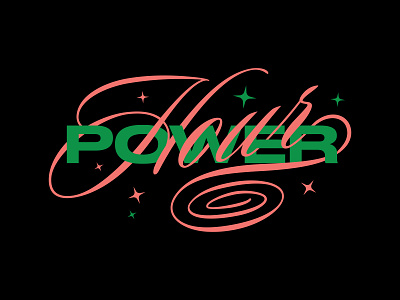 Power Hour design graphic design icon illustration lettering logo typography